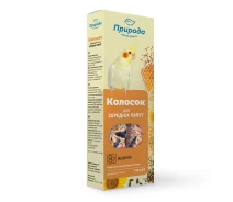 Придбати - корм для птиці  Корм-ласощі для німфи Природа Колосок Медовий 140г.