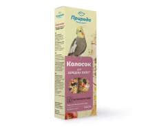 Придбати - корм для птиці  Корм-ласощі для папуги Природа Колосок Мультифрукт 140г.