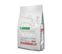 Придбати - корм для собаки  Корм Nature's Protection Superior Care White Dogs Grain Free Starter All Breeds сухой для щенят с белым окрасом шерсти 10 кг