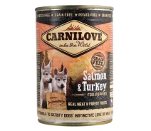 Придбати - корм для собаки  Влажный корм для щенков Carnilove Salmon & Turkey 400 г (лосось и индейка) (100130/529254)