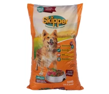 Придбати - корм для собаки  Корм Skipper сухой с говядиной и овощами для взрослых собак 10 кг