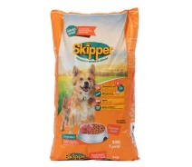 Придбати - корм для собаки  Корм Skipper сухой с курицей и говядиной для взрослых собак 3 кг