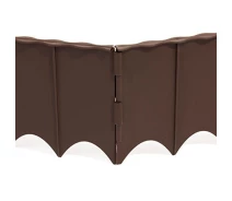 Придбати - садовое ограждение  Бордюр садовий PROSPERPLAST GARDEN FENCE коричневий, 5,9 м (5905197340081)