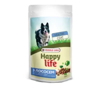 Придбати - корм для собаки  Сухий корм для собак Happy Life Adult with Salmon ХЕППІ ЛАЙФ ЛОСОСЬ , 350 г (52073)