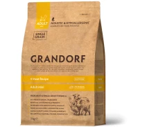 Придбати - корм для собаки  Сухий корм для дорослих собак міні порід Grandorf 4 Meat Adult Mini Breeds 4 м'яса, 1 кг (52547)