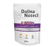 Придбати - корм для собаки  Вологий корм Dolina Noteci для молодих собак з печінкою кролика, 300 г (52997)