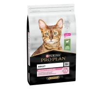 Придбати - корм для кота  Сухий корм PRO PLAN Adult 1+ Delicate Digestion для дорослих котів з чутливим травленням та вибагливих до їжі з ягням, 10 кг (39350)