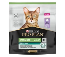 Придбати - корм для кота  Сухий корм PRO PLAN Sterilised Adult 1+ Renal Plus для дорослих котів після стерилізації з індичкою, 400 г (39381)
