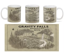 Придбати - подарок для геймеров  Кухоль Гравіті Фолз Gravity Falls Map GF.02.19 (GF.02.19.370)