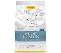 Придбати - корм для кота  Сухий корм для котів Josera Help Weight & Diabetic Cat при надмірній вазі та діабеті 2 кг (4032254769675)