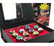 Придбати - подарок для геймеров  Набір кілець Наруто Naruto 10 шт N.22.91