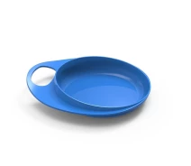Придбати - посуд для дітей  Тарілка для годування Nuvita Easy Eating дрібна 2шт. Синя (NV8451Blue)