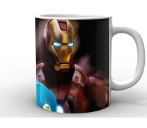 Придбати - подарок для геймеров  Кружка GeekLand біла Iron Man Залізна Людина фан арт IM.02.047.344