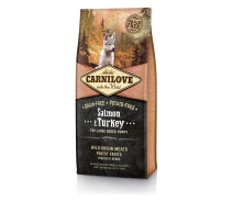 Придбати - корм для собаки  Сухий корм для цуценят великих порід Carnilove Salmon & Turkey Large Breed Puppy 12 кг (8595602508846)