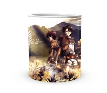 Придбати - подарок для геймеров  Кухоль Атака Титанов Attack on Titan спина до спини AT.02.55