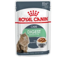 Придбати - корм для кота  Royal Canin Digest Sensitive Gravy (Роял Канін Дайджест Сенситив Кер) вологий корм для кішок для шлунково-червоного тракту від 12 міс 0.085 кг. х 12 шт. (4076001)
