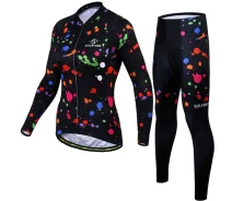 Придбати - велоодяг  Вело костюм женский Siilenyond SW-CT-05702 Graffiti 3XL велоодежда кофта+штаны