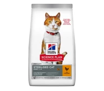 Придбати - корм для кота  Hill's Science Plan Young Adult Sterilised Сухий корм для стерилізованих молодих та дорослих кішок, з куркою, 15 кг (37867)