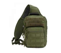 Придбати - рюкзак  Тактичний Рюкзак BRANDIT US Cooper EveryDayCarry Sling 8л 30 x 22 x 13 cm Оливковий 8063-1