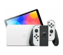 Придбати - ігрову консоль  Портативна ігрова приставка Nintendo Switch OLED with White Joy-Con (229074)