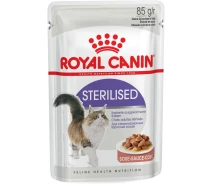 Придбати - корм для кота  Royal Canin Sterilised Gravy (Роял Канін Стерелайзд соус) вологий корм для стерилізованих кішок від 12 місяців 0.085 кг. х 12 шт. (4095001)