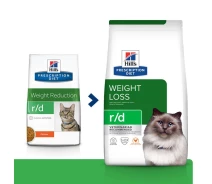 Придбати - корм для кота  Hills Prescription Diet Feline r/d Chicken (Хіллс ПД Філайн р/д Курица) для котів при ожиріння, для схуднення 3 кг (606524)