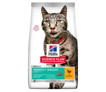 Придбати - корм для кота  Hills SP Feline Adult 1+ Perfect Weight Chicken (Хіллс CП Філайнт Перфект Вейгт) для котів з понад 1.5 кг (604085)