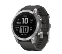 Придбати - смарт-годинник  Смарт-годинник Garmin Fenix 7 Silver with Graphite Band (010-02540-00/01) (227713)