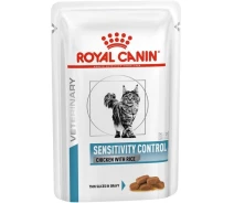 Придбати - корм для кота  Royal Canin Sensitivity Control Chicken Rice 12шт (Роял Канін Сенсивіті) вологий корм для кішок у разі алергії (40350011)