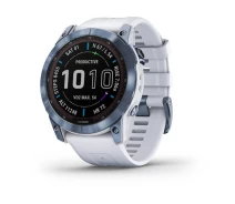 Придбати - смарт-годинник  Смарт-годинник Garmin Fenix 7X Sapphire Solar M. Blue DLC Titanium w. Whitestone Band (010-02541-14/15) (228596)