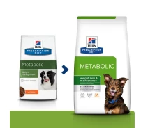 Придбати - корм для собаки  Hills Prescription Diet Canine Metabolic з куркою (Хілс ПД Канін Метаболик) для собак при ожирені 1.5 кг (2097/605945)