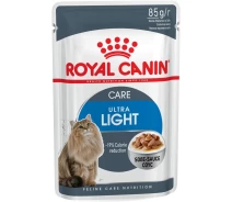 Придбати - корм для кота  Royal Canin Ultra Light Gravy (Роял Канін Ультра Лайт Кер) вологий корм для кішок із зайвою вагою 85 г х 12 шт. (4070001)