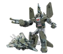Придбати - іграшку-робота  Трансформер "Військова техніка" A-Toys 339-85, 15 см (Літак темний камуфляж)