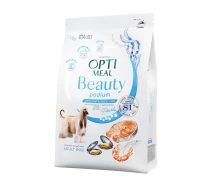Придбати - корм для собаки  OptiMeal Beauty Beauty Podium Shiny Coat Dental Care (Оптиміль Бьюті Поіум) сухий корм для собак для вовни 10 кг.