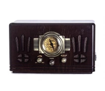 Придбати - радіоприймач  Ретро радіо програвач Daklin Де Голль AM/FM,МР3/ USB/ SD дерево Горіх (RP-057) (057009)