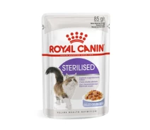 Придбати - корм для кота  Royal Canin Sterilised Jelly (Роял Канін Стерелайзд желе) вологий корм для стерилізованих кішок від 12 місяців 0.085 кг. х 12 шт. (41560010)
