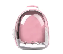 Придбати - переноску  Рюкзак-переноска Taotaopets 252203 Panoramic Pink 35*25*42cm для кошек с иллюминатором