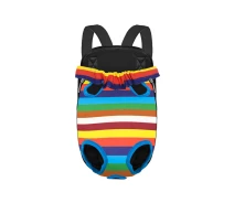 Придбати - переноску  Рюкзак-кенгуру для животных Lesko DT834 Rainbow M переноска котам собакам