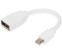 Придбати - кардрідер  Digitus Адаптер mini DP - DP, M/F, 0.15m, white (DB-340405-001-W-e)