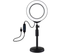 Придбати - набір блогера  Набір блогера Puluz Ring USB LED lamp PU392 6.2" + table mount 18-28 см (PU392)