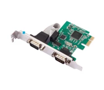 Придбати - кардрідер  Контролер PCI-Е-RS232(9Pin)+RS232(9Pin), 2 порти, TX382B-2S, BOX (10273-ytg)