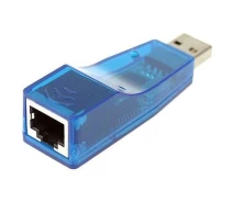 Придбати - мережеву карту  Контролер USB 2.0 to Ethernet - Мережевий адаптер 10 - 100Mbps, Blue, BOX (755-ytg)
