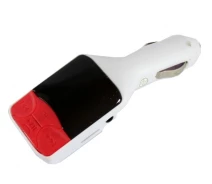 Придбати - FM трансмиттер  Трансмітер FM модулятор CM I18 SD/Usb білий