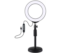 Придбати - кільцеве світло  Кільцевій світло зі стійкою Puluz PKT3047B RGB Ring Light 16см (12W)