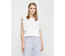 Придбати - жіночу футболку  Футболка Zara M білий 2298450250