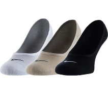 Придбати - жіночу шкарпетку  Шкарпетки жіночі Nike WOMENS LIGHTWEIGHT FOOTISX різнокольорові (3 пари) 4863-900 Розмір 35-38 (SX4863-900_35-38)