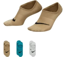 Придбати - жіночу шкарпетку  Шкарпетки жіночі Nike U NK EVERYDAY PLUS LTWT FOOTIE різнокольорові (3 пари) SX5277-951 Розмір 39-42 (SX5277-951_39-42)