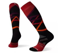Придбати - жіночу шкарпетку  Термошкарпетки жіночі Smartwool Women's Performance Ski Full Cushion Trellis Pattern OTC S Бордовий-Чорний
