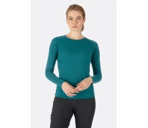 Придбати - жіночу термобілизну  Термофутболка жіноча Rab Forge LS Tee Womens 12 Бірюзовий (821468937383)