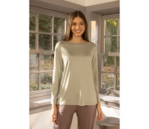 Придбати - жіночий домашній костюм  Домашняя одежда футболка long sleeve Penelope - Baily cagla yesili оливковый M (18303)